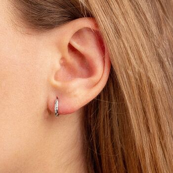 Celeste Huggie Hoops, 2 of 2