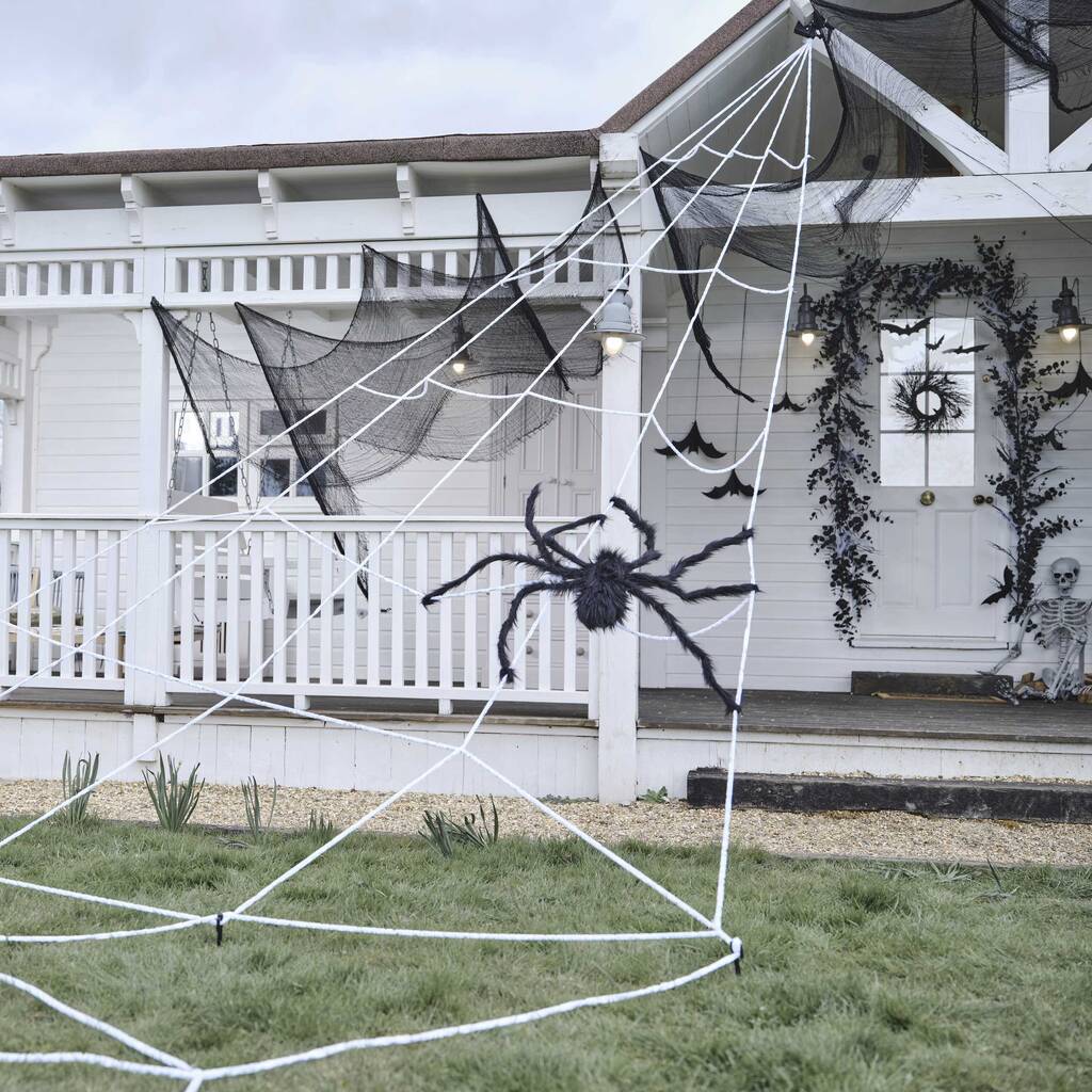 Giant Halloween Spider And Web Decoration By all things Brighton ...