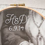 Bespoke Cotton Embroidered Photo Hoop, thumbnail 2 of 5