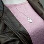 Sterling Silver Love Necklace With Secret Sentiment, thumbnail 2 of 3