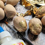 Golden Easter Eggs Wooden And Gold Leaf Egg Craft Kit, thumbnail 3 of 6