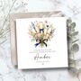 Graduation Floral Bouquet Card, She Did It Graduation Card For Her, Daughter, Granddaughter, thumbnail 2 of 3