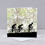 Cycling Card With Box Hill Map, thumbnail 1 of 2