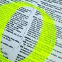 Recycled Spray Paint Initial Neon Typography Print, thumbnail 2 of 12