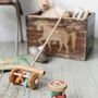 Wooden Push Along Toy Lawn Mower, thumbnail 5 of 7