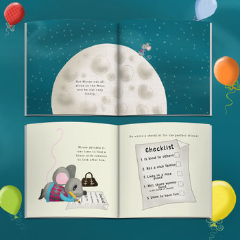 Personalised Child's Birthday Mouse And Optional Book, 8 of 12