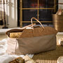 Large Khaki Log Bag, thumbnail 1 of 5