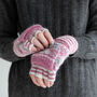 Love Heart Fairisle Knit Gloves, thumbnail 4 of 10
