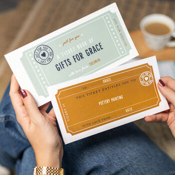 Personalised Book Of Giftable Tickets, 5 of 12