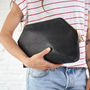 Personal Message Leather Clutch Bag, thumbnail 3 of 6
