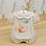 Baby Lace Romper Body Suit Photo Picture Frame, thumbnail 1 of 2