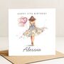 17th Birthday Card For Girl, Personalised For Her Or Daughter, thumbnail 1 of 7