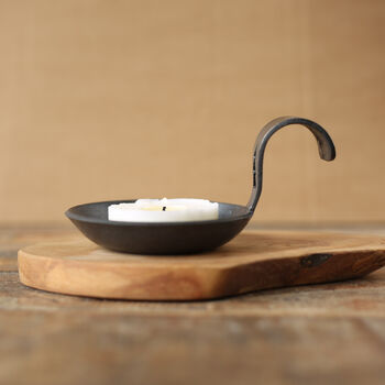 Christmas Limited Edition Candle Holder With Curved Handle : Festive Tree Design, 7 of 9