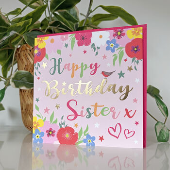Superstar Sister In Law Birthday Card, 3 of 3