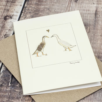 Ducks In Love Card, 3 of 5