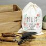 Trowel And Fork Set In Personalised Pastel Floral Bag, thumbnail 1 of 4