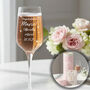 Retirement Diamante Embellished Champagne Flute Glass, thumbnail 1 of 9