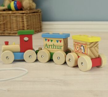 Personalised Circus Toy Train, 4 of 7