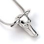 Greyhound Head Sterling Silver Personalised Necklace, thumbnail 1 of 6