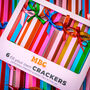 Colourful Multi Stripe Christmas Crackers, thumbnail 2 of 6