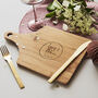 Personalised Couples Chopping/Cheese Board, thumbnail 4 of 6