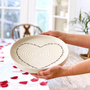 Love Heart Personalised Platter, 3 of 3