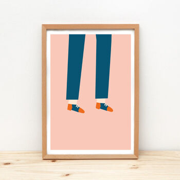 'Happy Legs' Art Print, 4 of 5