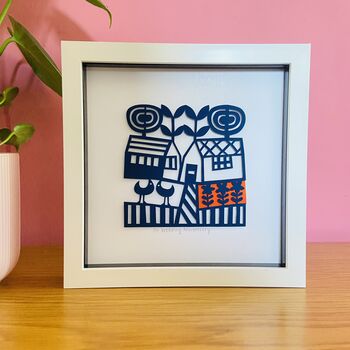 Love Birds Paper Cut, 3 of 12