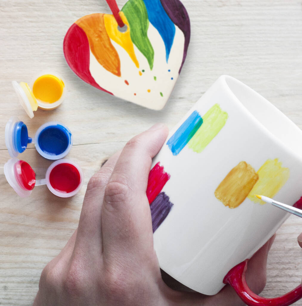 Teacher Mug Painting Kit Thank You Gift By The Crafty Hen