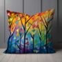 Forest Of Colour Hand Made Poly Linen Cushions, thumbnail 4 of 8