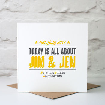 Personalised 'Hashtag' Card, 3 of 10