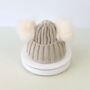 Personalised Embroidered Beanie Hat With Fur, thumbnail 3 of 6