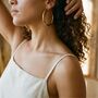 6cm Gold Hoops Non Tarnish Waterproof, thumbnail 3 of 10