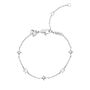Petite Personalised Silver Cosmic Star Bracelet, thumbnail 1 of 2