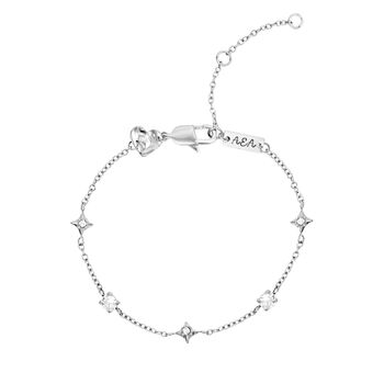 Petite Personalised Silver Cosmic Star Bracelet, 6 of 8