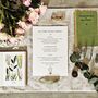 Vintage Wildflower Botanical Wedding Invitation Stationery, thumbnail 9 of 12