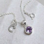 Sterling Silver Birthstone Necklaces, thumbnail 10 of 12