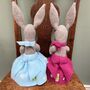Bunny Rabbit Soft Toy Handmade And Personalised, thumbnail 6 of 11