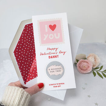 Personalised Valentine’s Day Scratch To Reveal Gift Card, 5 of 6