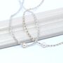 Adjustable Mini Gem Beaded Necklace On Silver Or Gold Vermeil, thumbnail 11 of 12