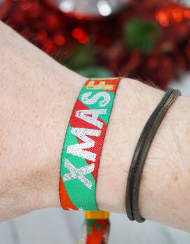 Xmas Fest Christmas Party Festival Wristbands, 2 of 8