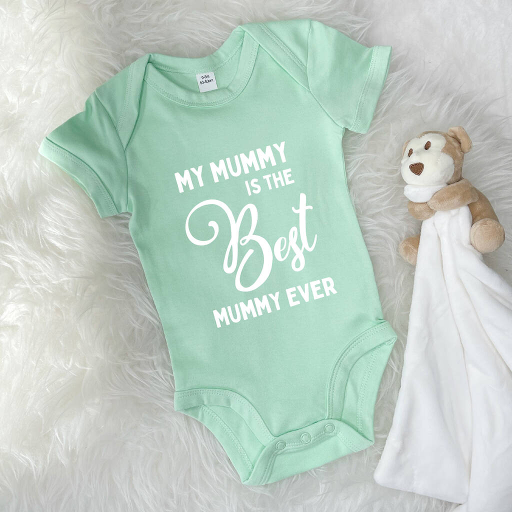 Tutina Neonato "I'm Best Mummy" – Regalo Divertente Rosa, 100% Cotone, 0-18 Mesi