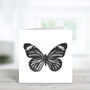 Antila The Butterfly Luxury Blank Greeting Card, thumbnail 2 of 2