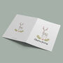Decorative Folk Reindeer Christmas Card Pack, thumbnail 3 of 4