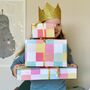 Pastel Patchwork Quilt Wrapping Paper, thumbnail 1 of 9