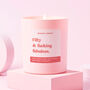 Funny 50th Birthday Gift Pink Candle Fifty And Fabulous, thumbnail 1 of 3