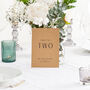 Simple Elegance Bold Table Number Cards, thumbnail 1 of 6