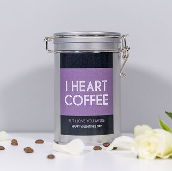 Personalised A Latte Love Coffee Gift In Tin, 9 of 12