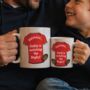Daddy And Me Watching Rugby Mugs, thumbnail 1 of 6