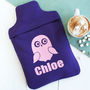 Personalised Owl Hot Water Bottle Cover, thumbnail 1 of 5